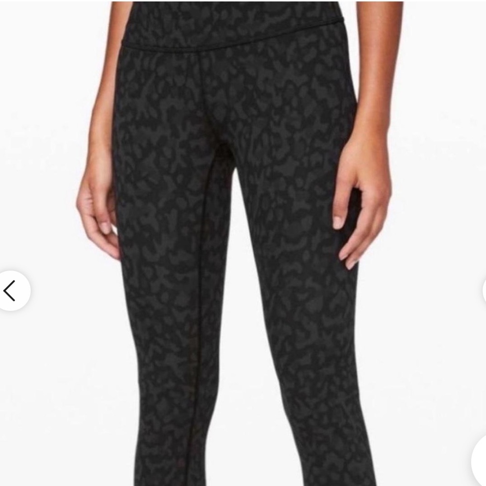 Lululemon Align leggings in Black Leopard